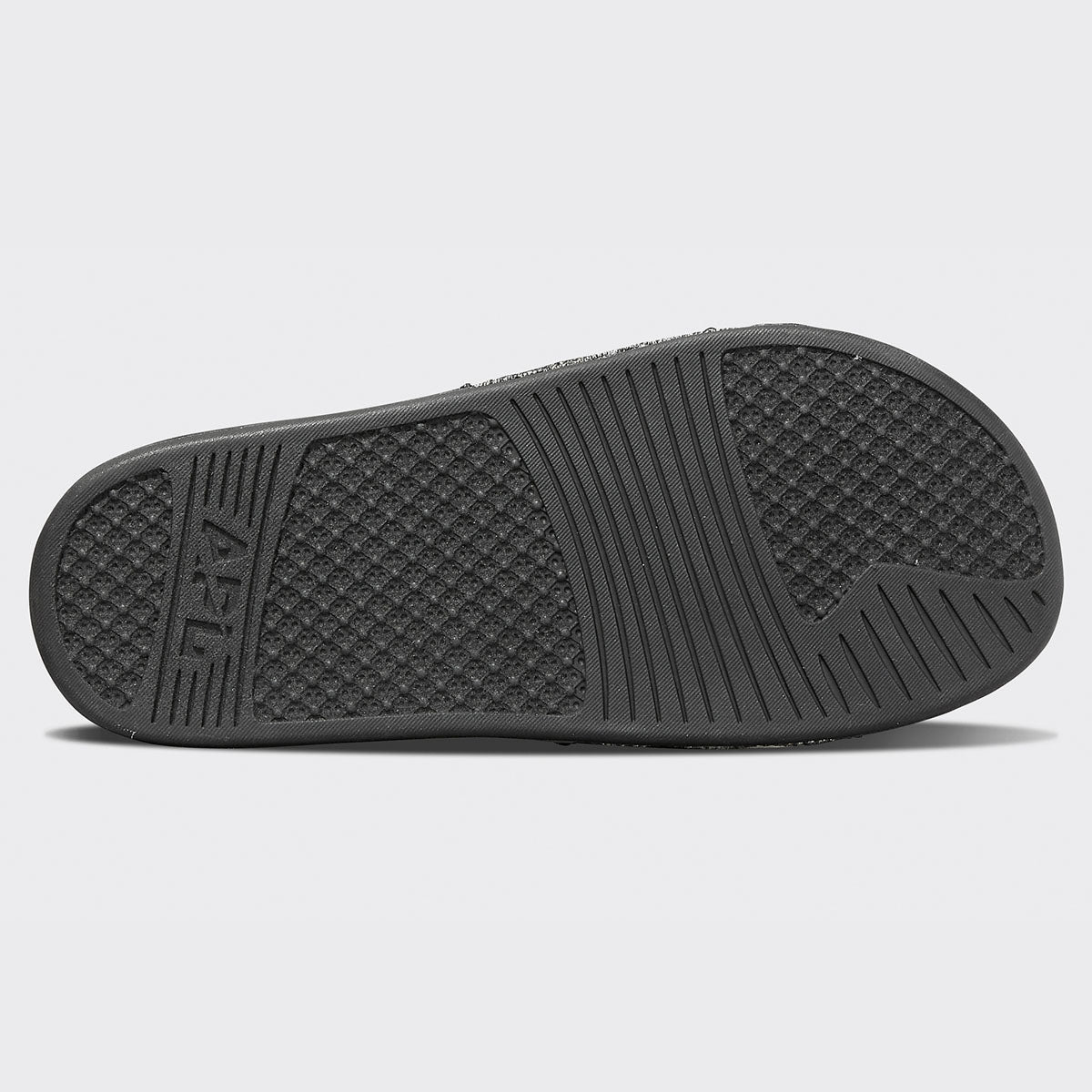 Women's Big Logo TechLoom Slide Black / Gold / Silver