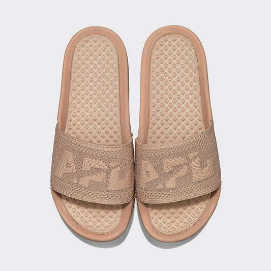 Women's Big Logo TechLoom Slide Almond