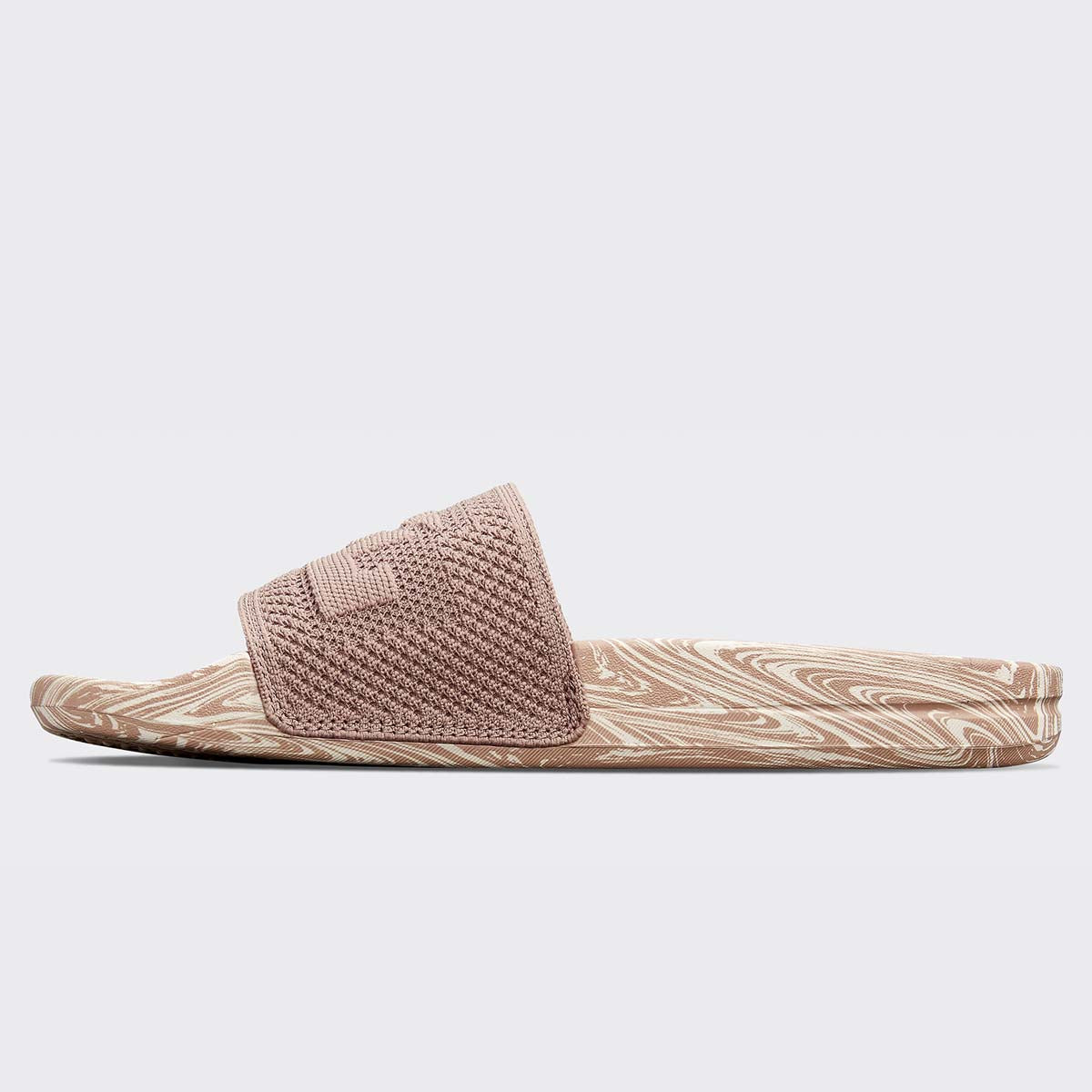 Men's Big Logo TechLoom Slide Almond / Pristine / Marble