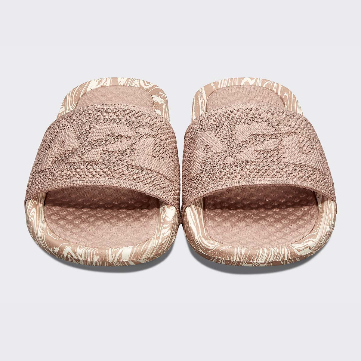 Women's Big Logo TechLoom Slide Almond / Pristine / Marble