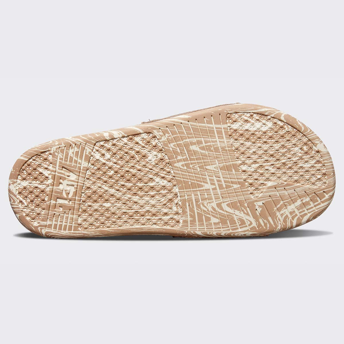 Men's Big Logo TechLoom Slide Almond / Pristine / Marble