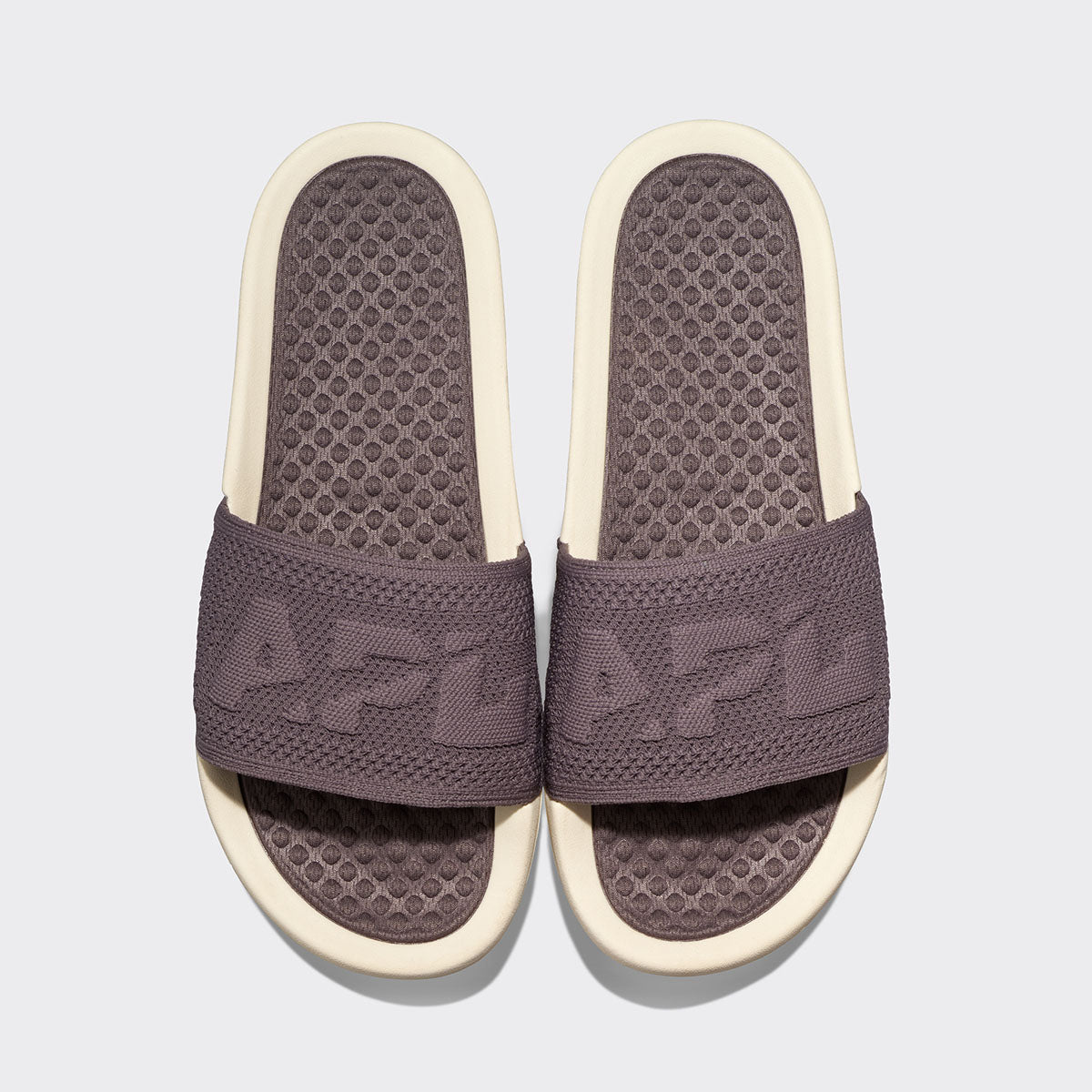 Women's Big Logo TechLoom Slide Asteroid / Pristine