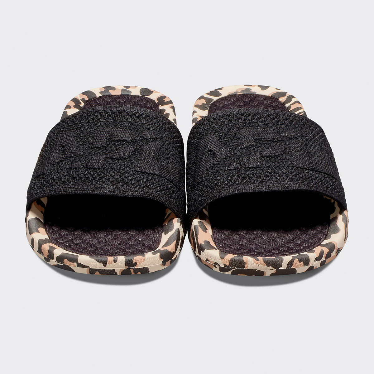 Women's Big Logo TechLoom Slide Black / Leopard