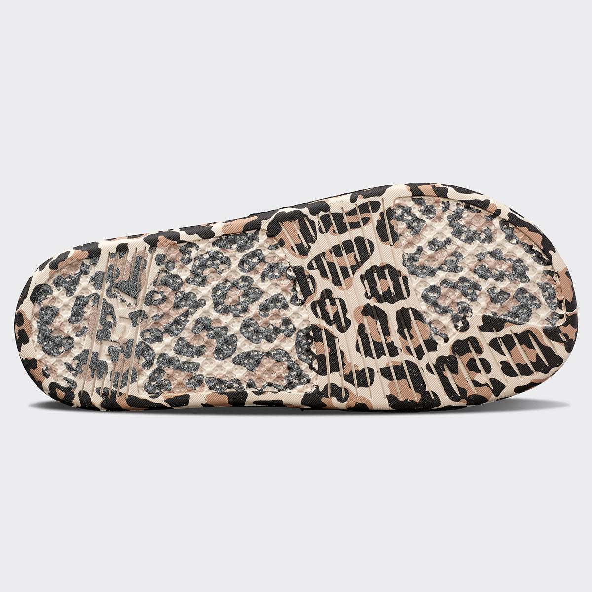 Women's Big Logo TechLoom Slide Black / Leopard