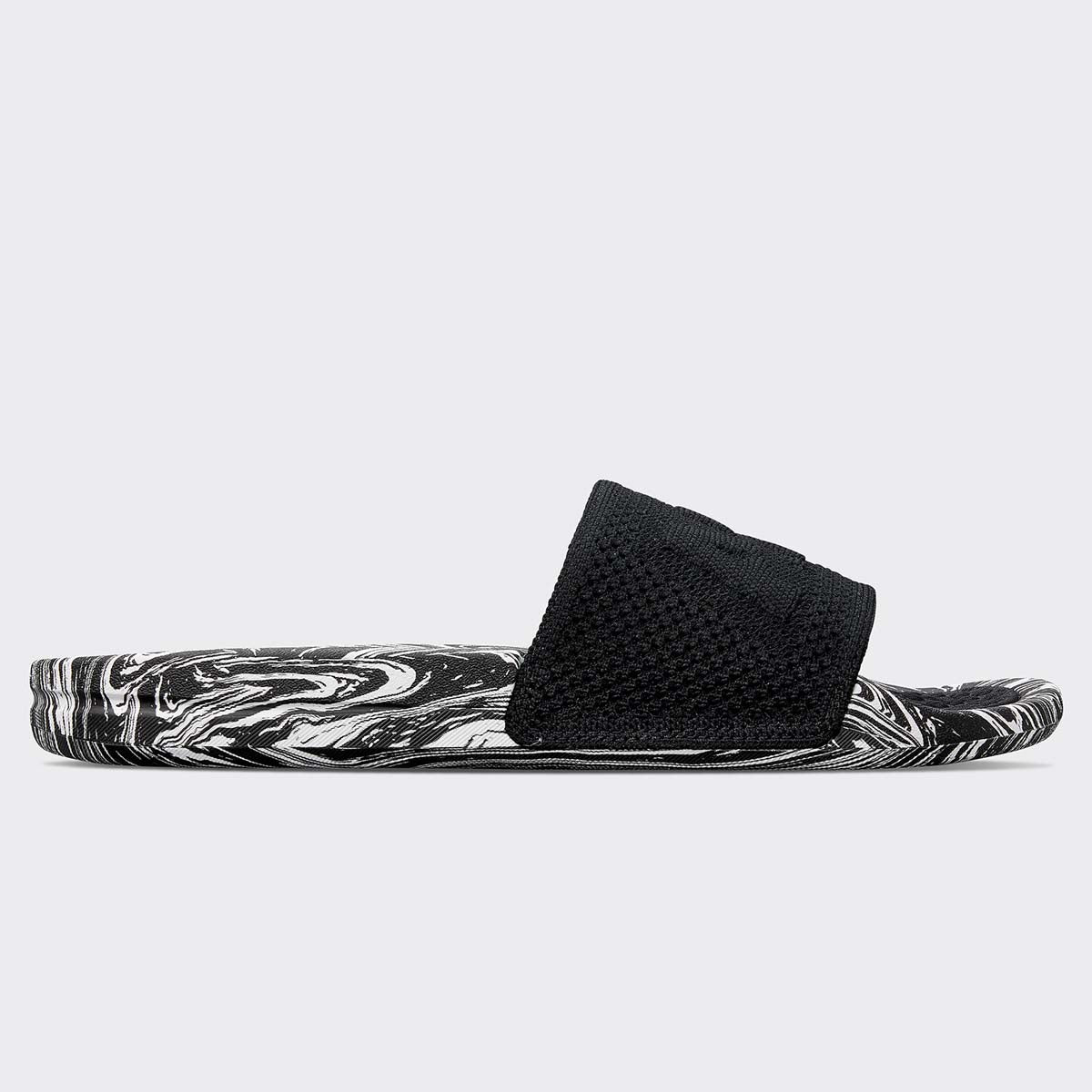 Women's Big Logo TechLoom Slide Black / White / Marble
