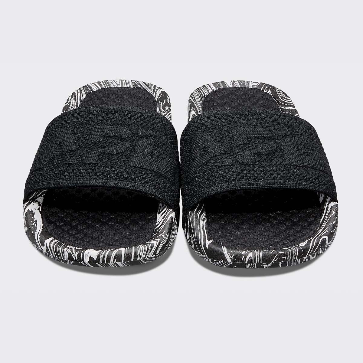 Women's Big Logo TechLoom Slide Black / White / Marble