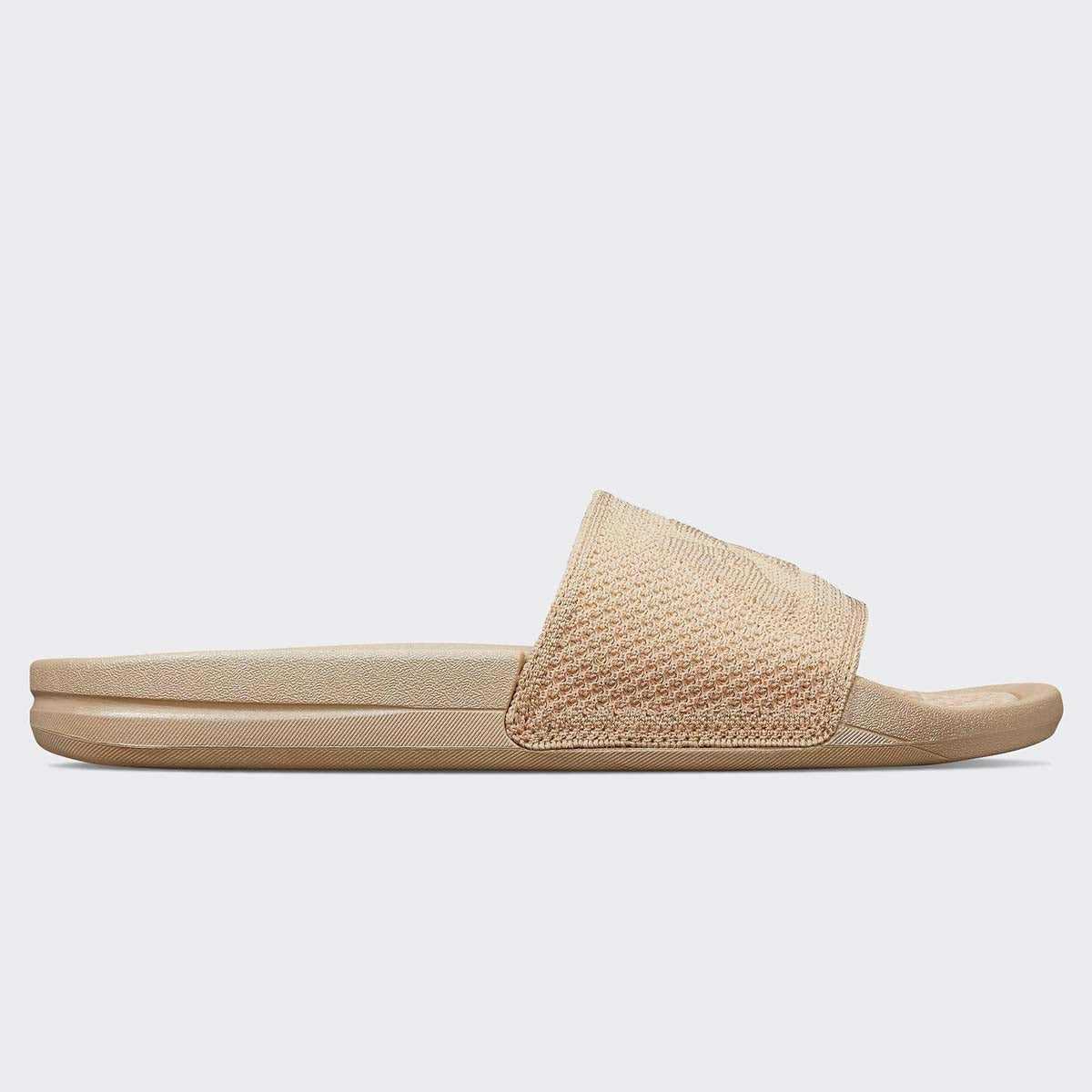Men's Big Logo TechLoom Slide Metallic Champagne