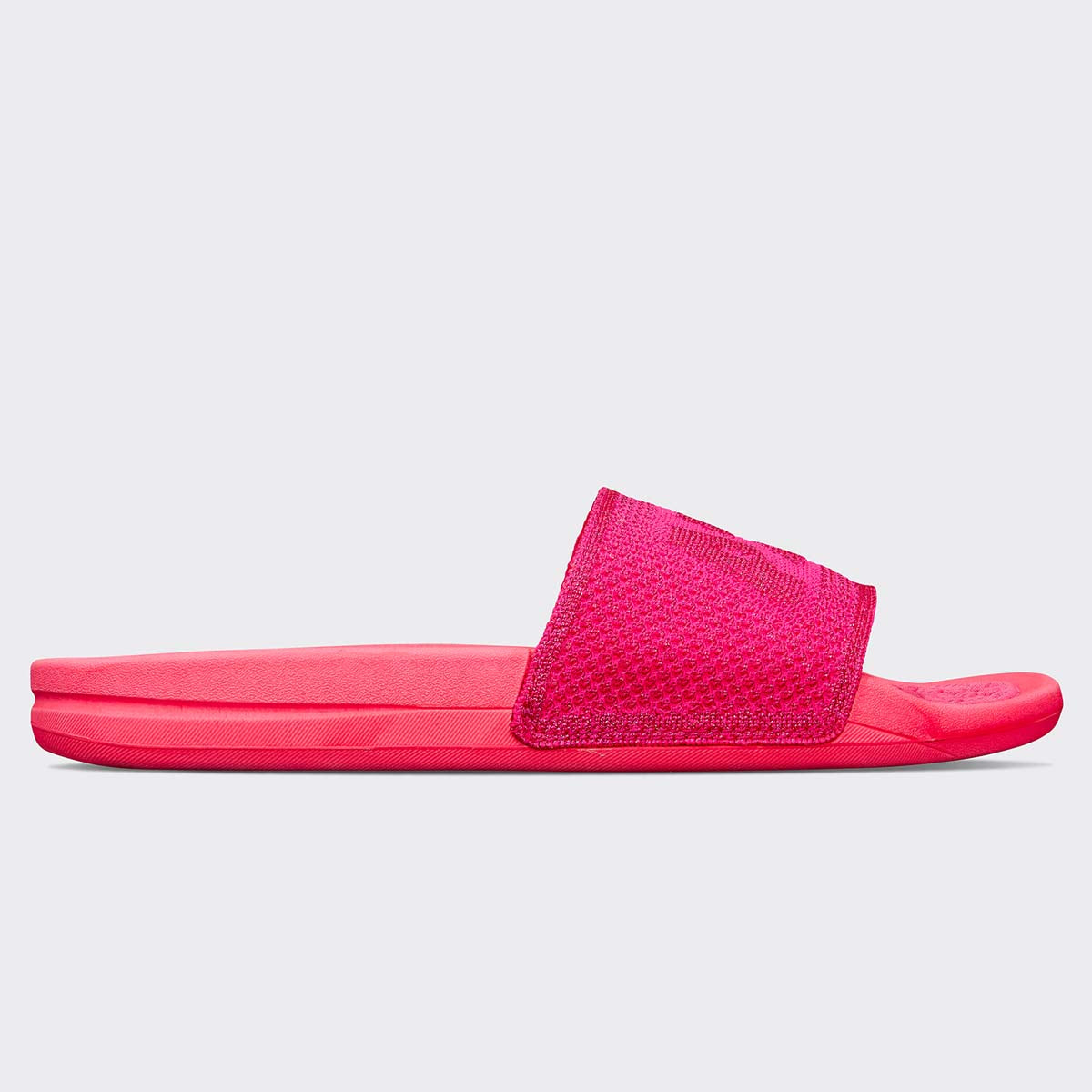 Women's Big Logo TechLoom Slide Metallic Neon Pink