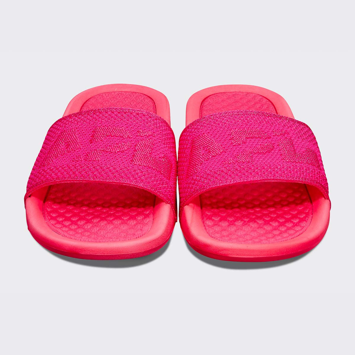 Women's Big Logo TechLoom Slide Metallic Neon Pink