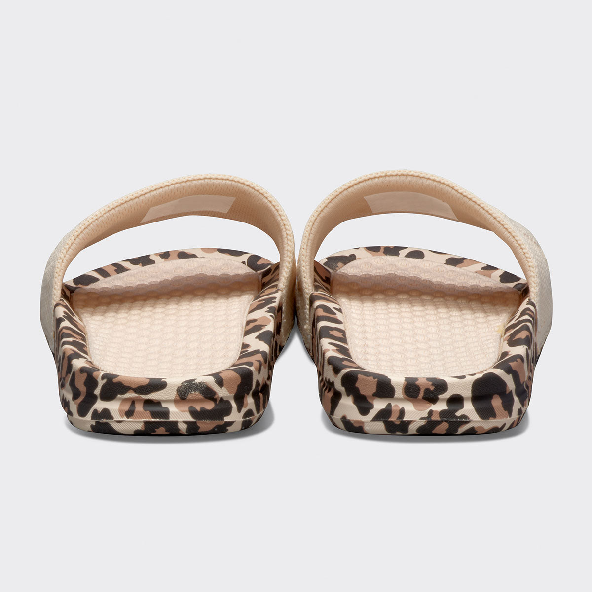 Men's Big Logo TechLoom Slide Parchment / Leopard