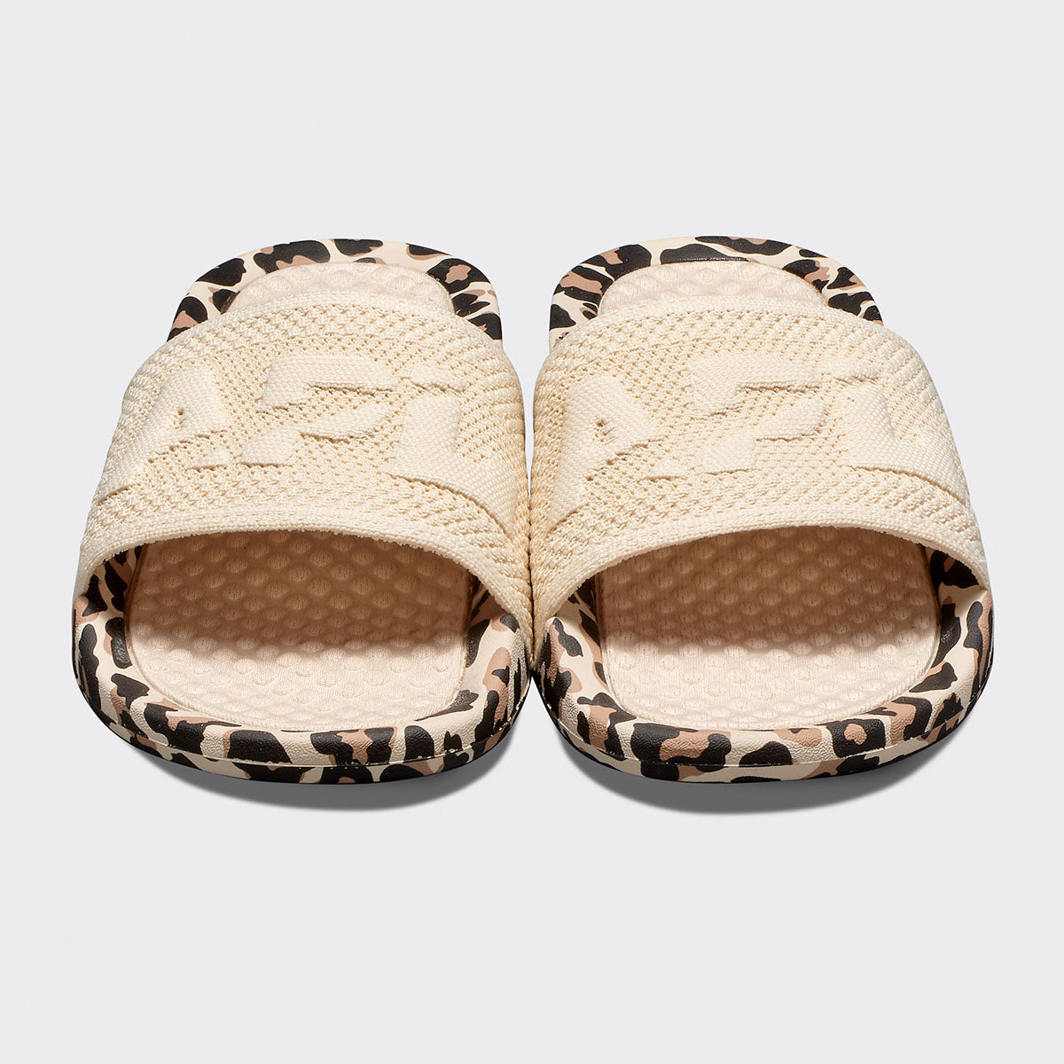 Men's Big Logo TechLoom Slide Parchment / Leopard