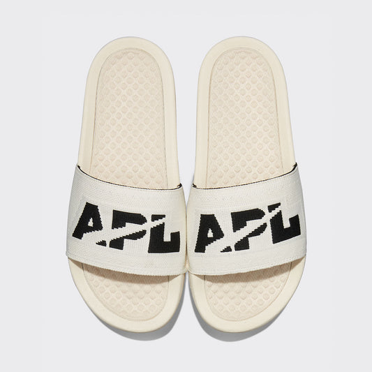 Women's Big Logo TechLoom Slide Pristine / Black