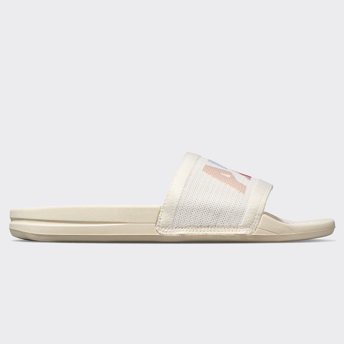 Women's Big Logo TechLoom Slide Pristine / Pastel / Blocked