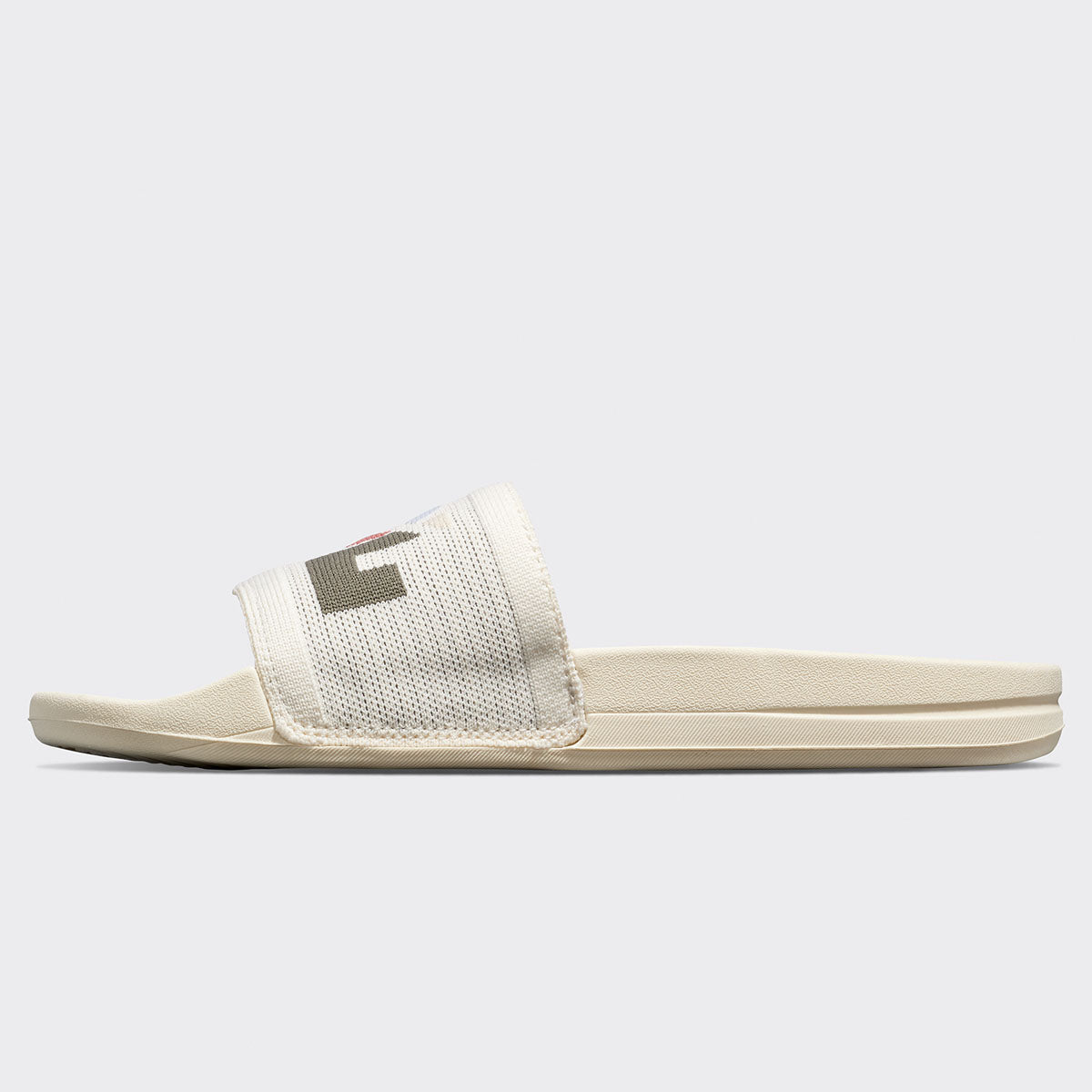 Men's Big Logo TechLoom Slide Pristine / Pastel / Blocked