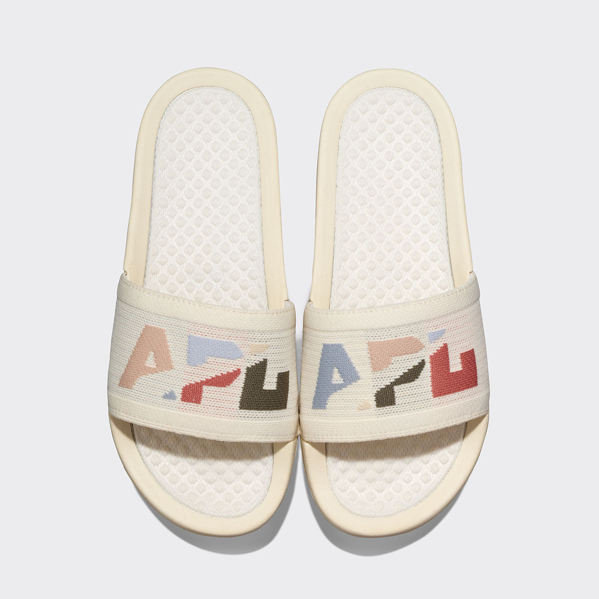 Women's Big Logo TechLoom Slide Pristine / Pastel / Blocked