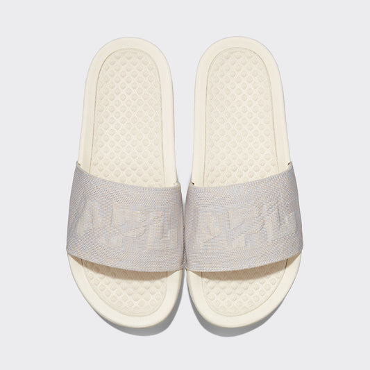 Women's Big Logo TechLoom Slide Pristine / Pastel / Melange