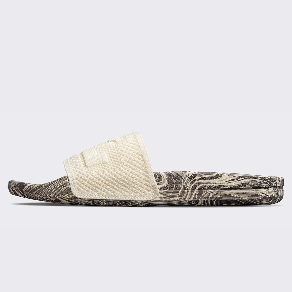 Women's Big Logo TechLoom Slide Pristine / Silver Travertine / Marble