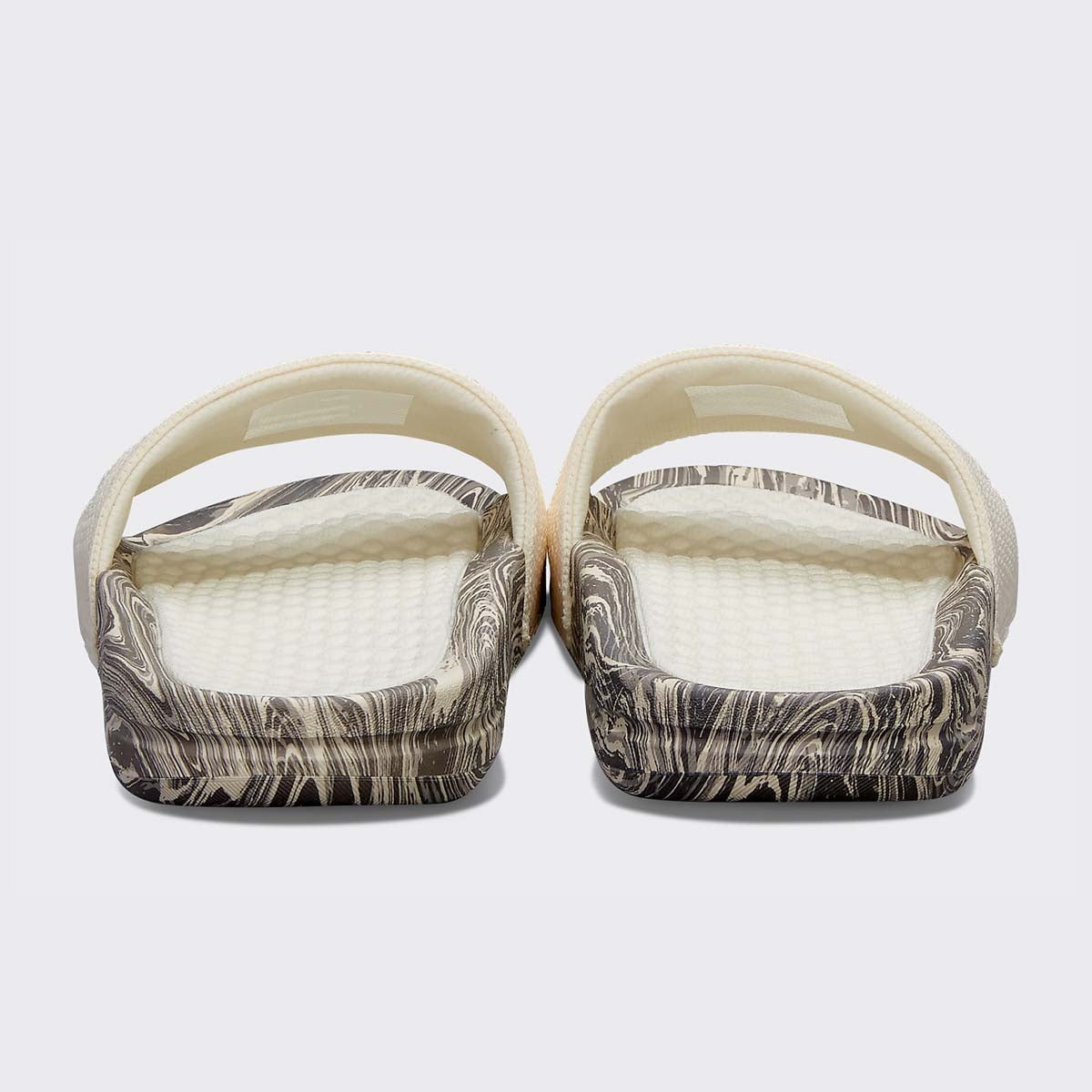Women's Big Logo TechLoom Slide Pristine / Silver Travertine / Marble