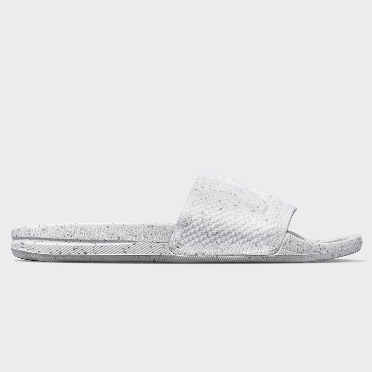 Men's Big Logo TechLoom Slide White / Cement / Speckle