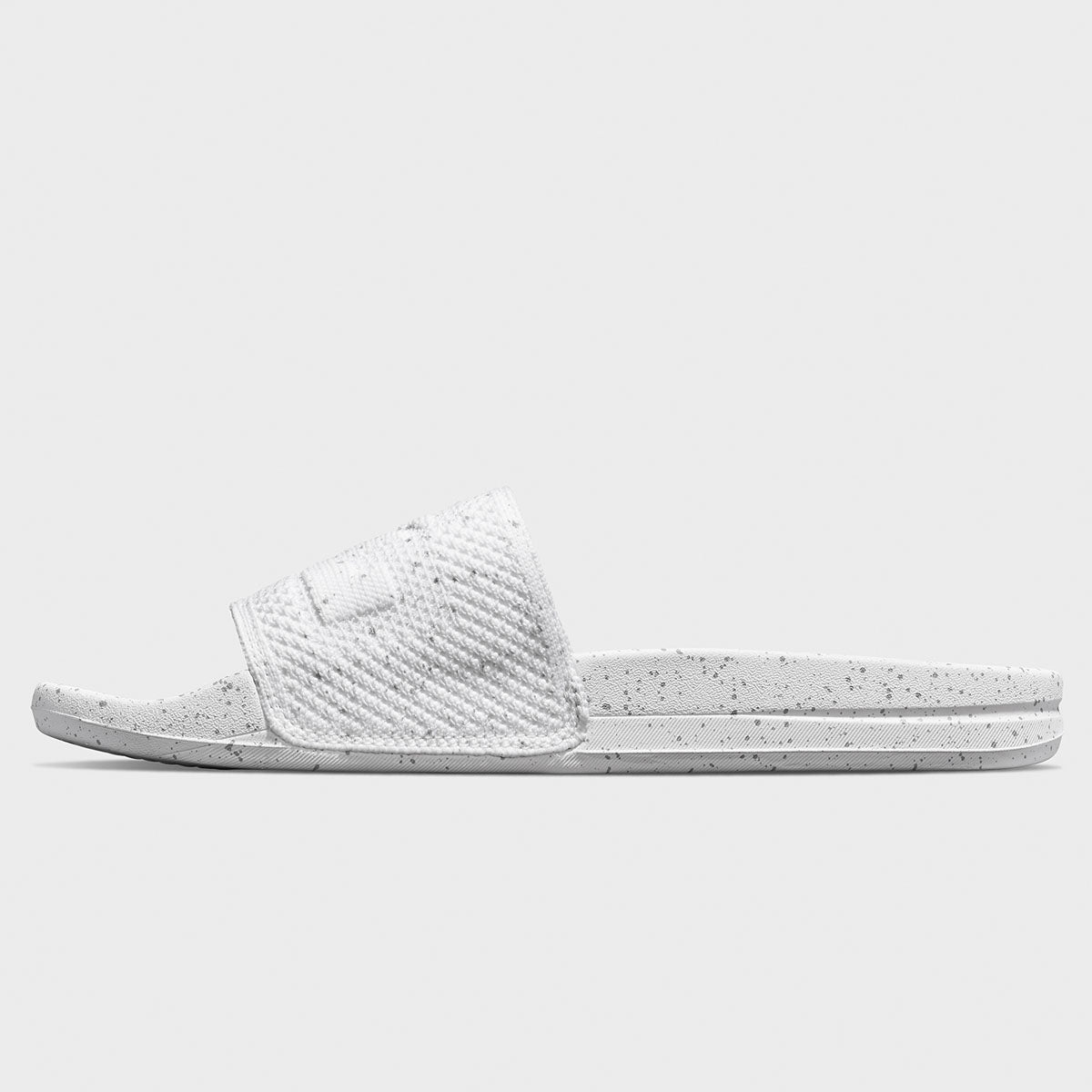 Men's Big Logo TechLoom Slide White / Cement / Speckle