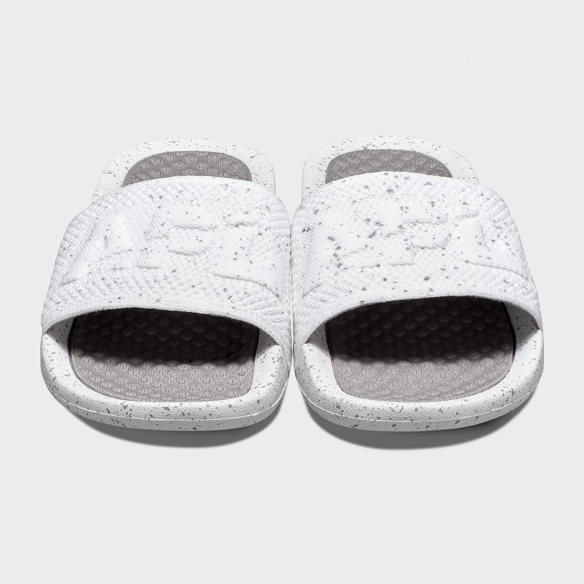 Men's Big Logo TechLoom Slide White / Cement / Speckle