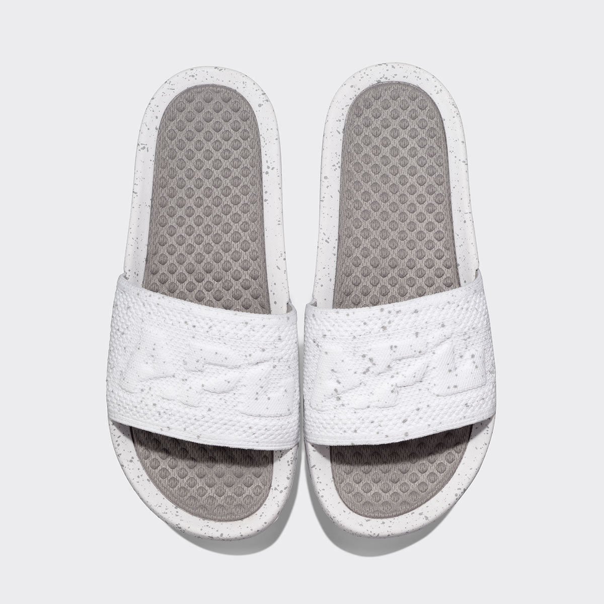 Men's Big Logo TechLoom Slide White / Cement / Speckle