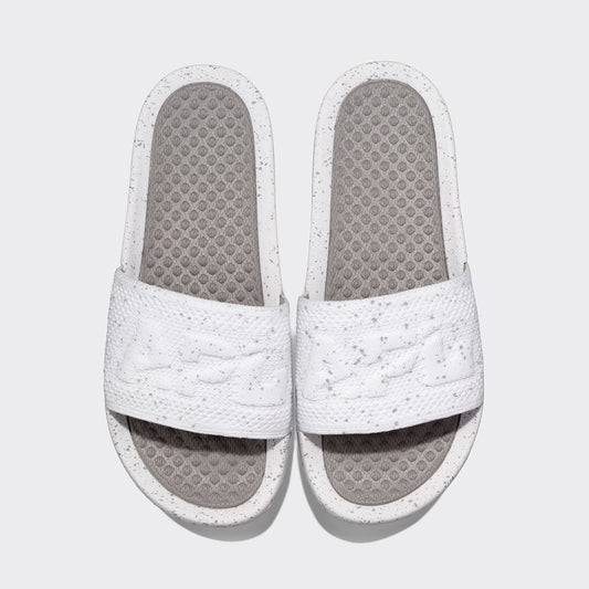 Women's Big Logo TechLoom Slide White / Cement / Speckle