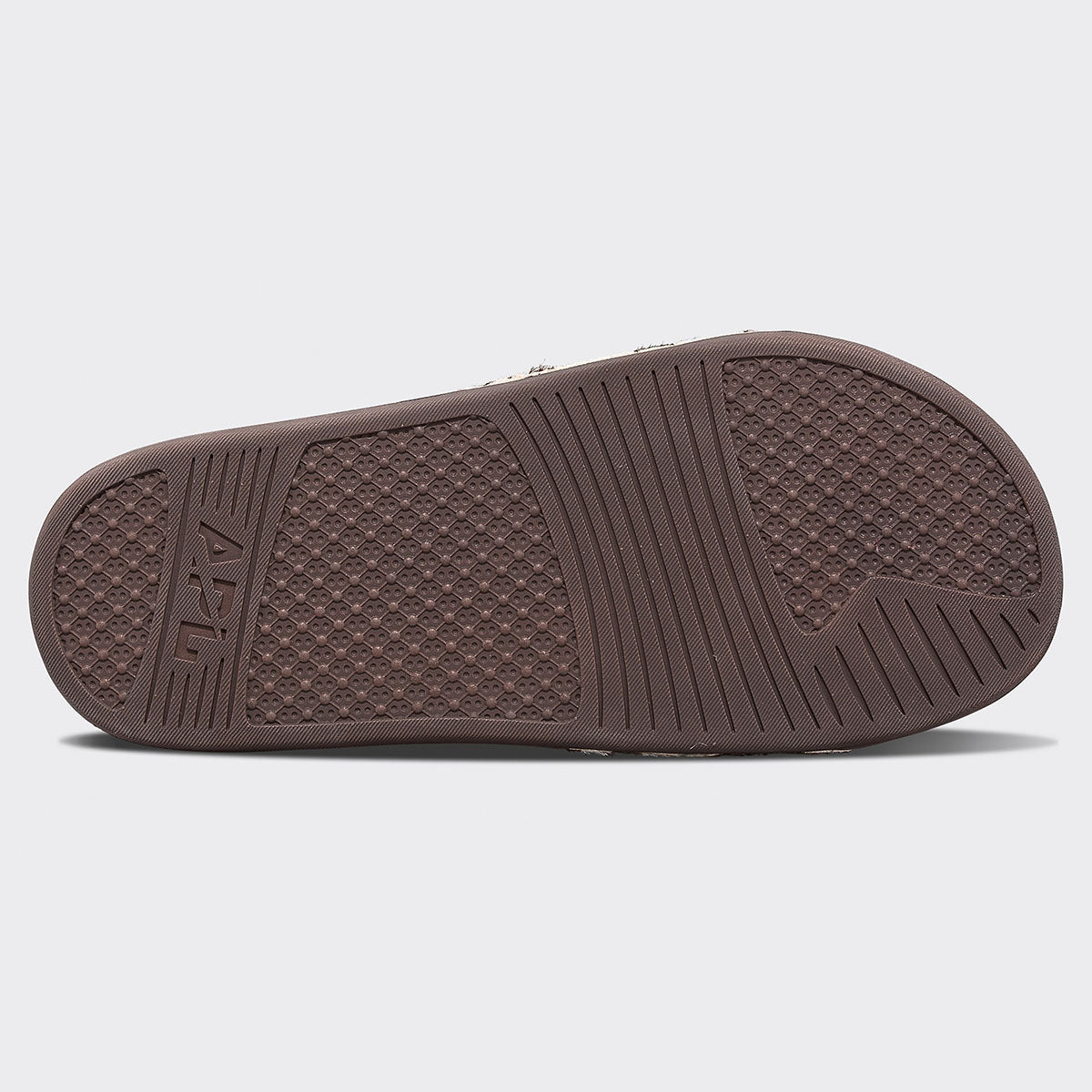 Women's Iconic Slide Deep Brown / White / Cow