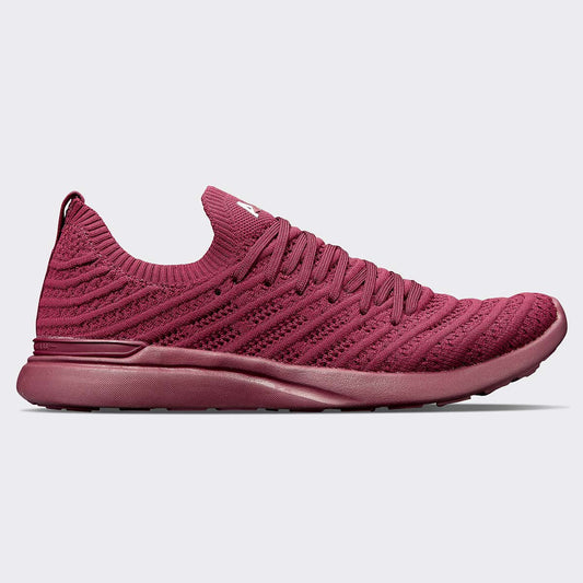 Women's TechLoom Wave Oxblood / Metallic Silver