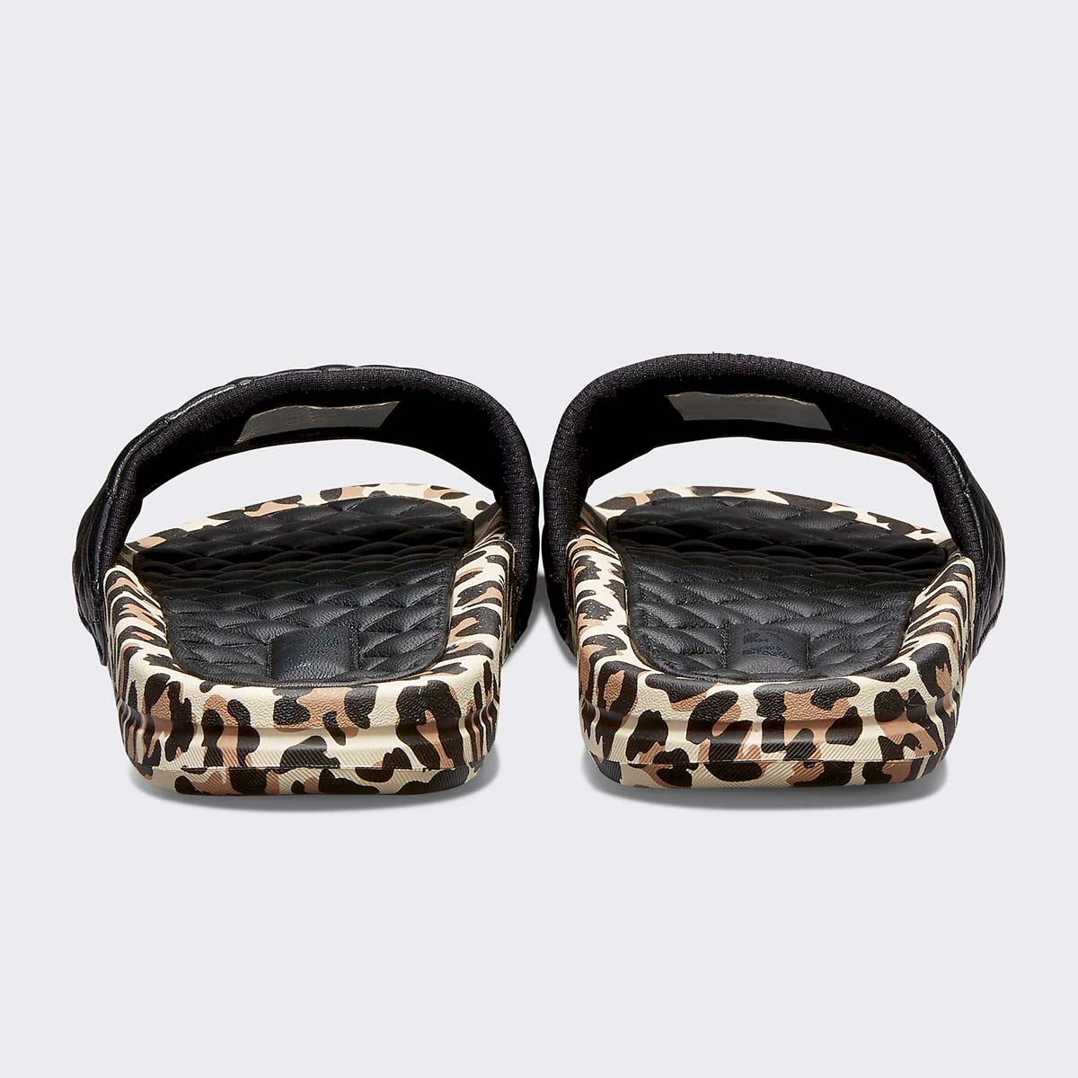 Men's Lusso Slide Black / Leopard