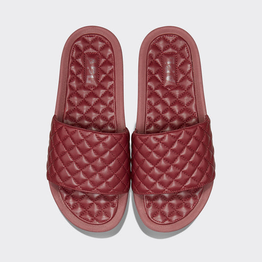 Women's Lusso Slide Burgundy