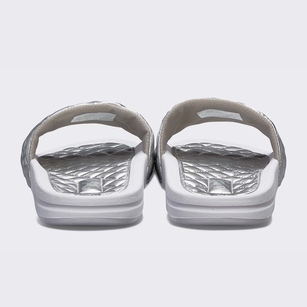 Women's Lusso Slide Chrome / White