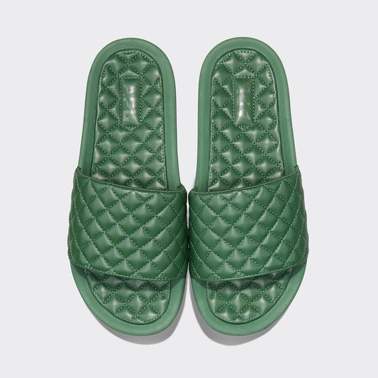 Women's Lusso Slide Dark Green