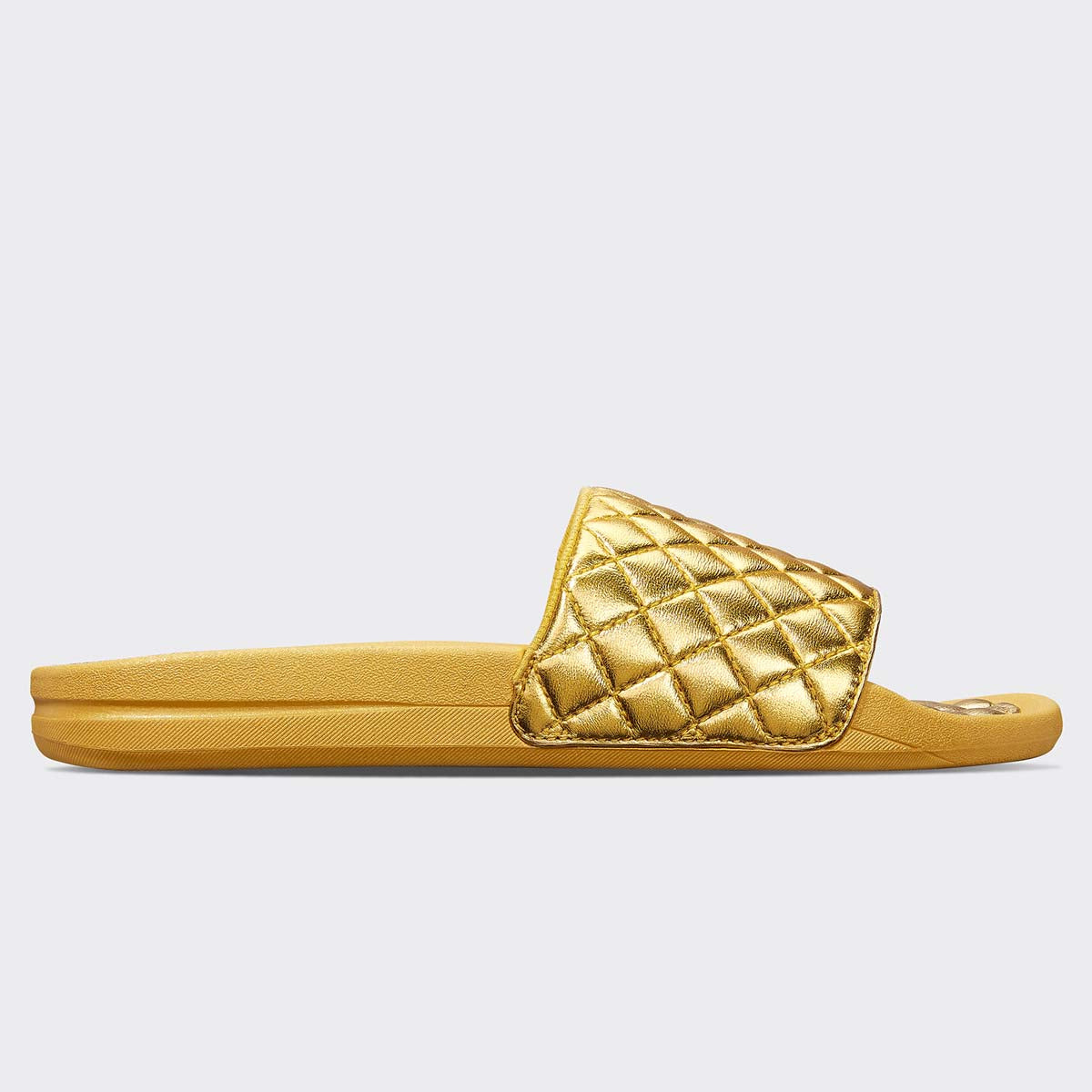 Women's Lusso Slide Metallic Gold