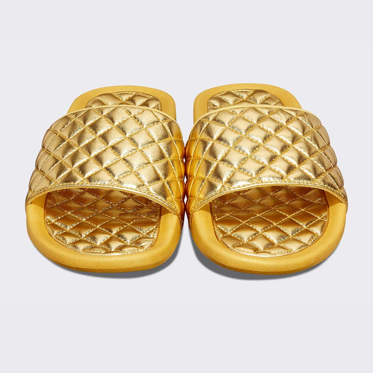 Women's Lusso Slide Metallic Gold