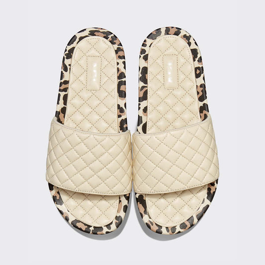 Women's Lusso Slide Parchment / Leopard