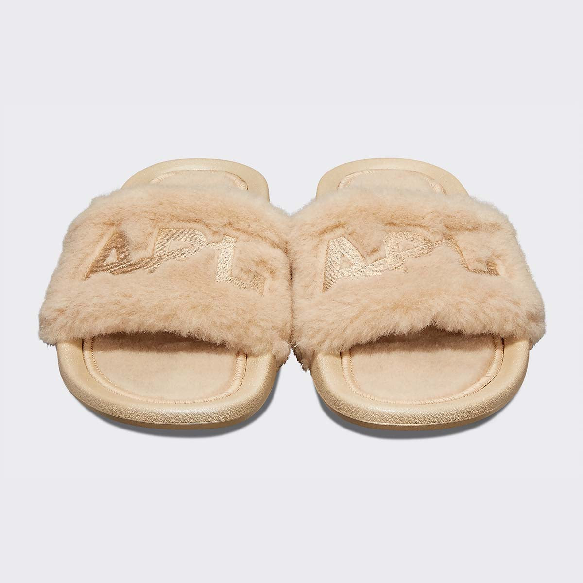 Women's Shearling Slide Champagne
