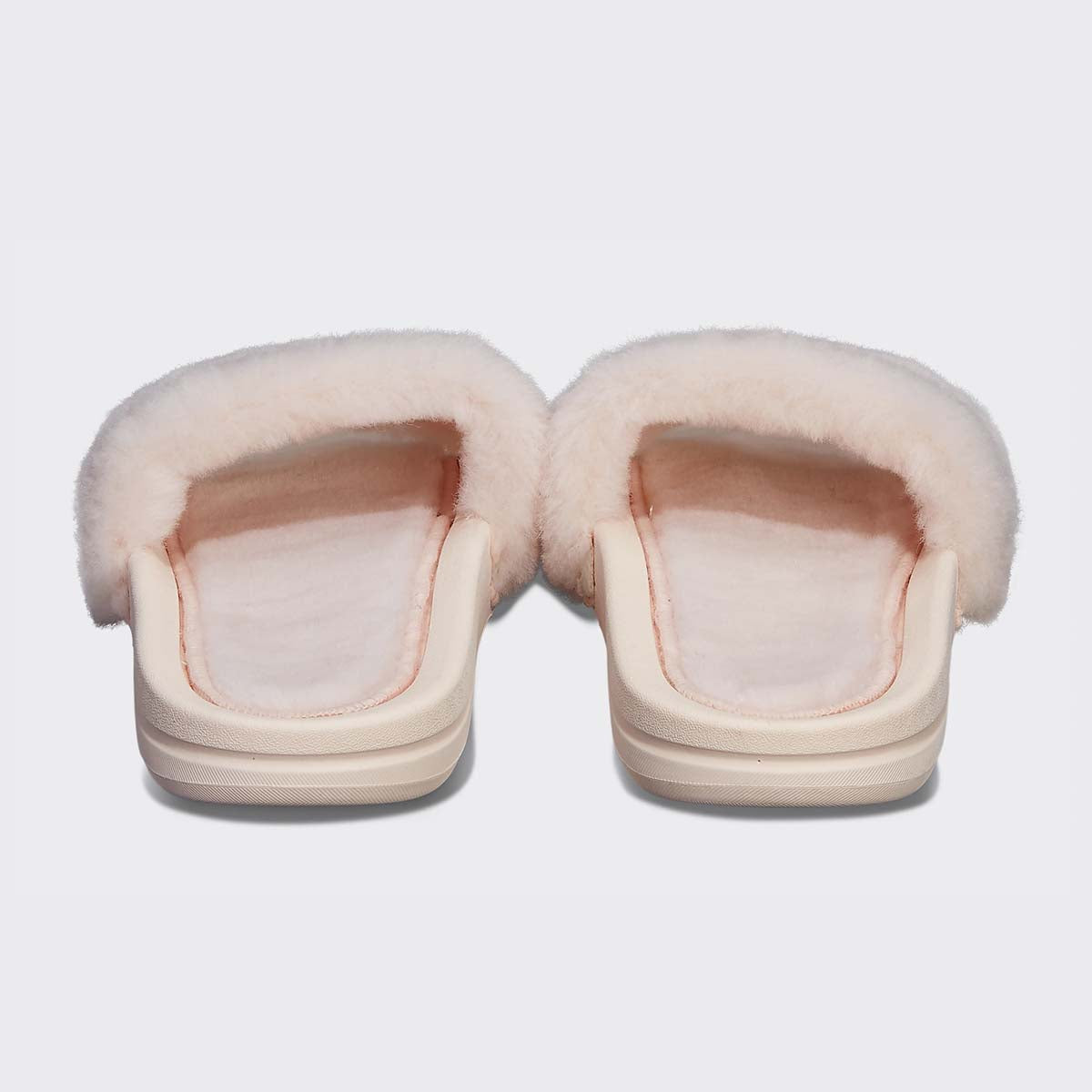 Women's Shearling Slide Creme / Rose Dust