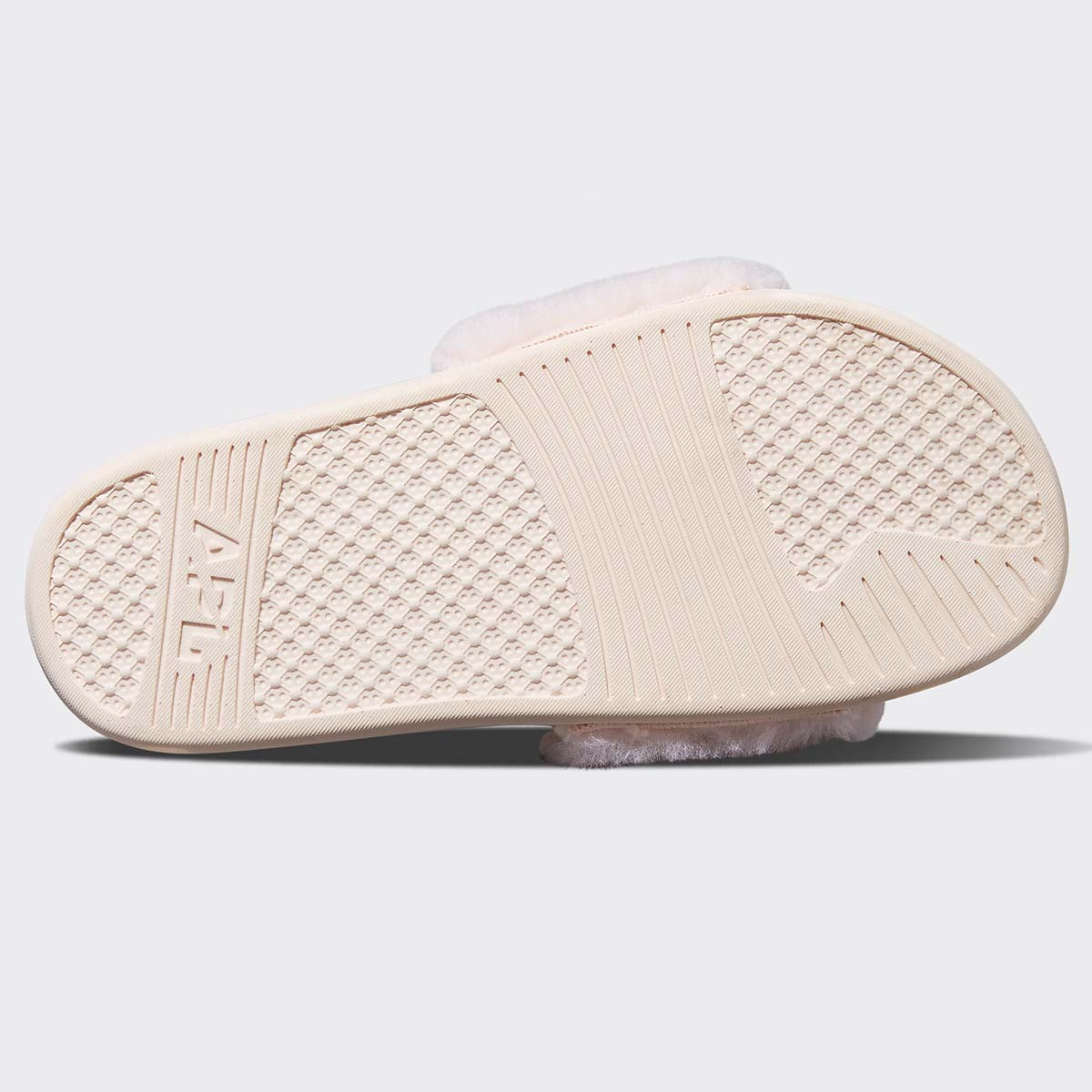 Women's Shearling Slide Creme / Rose Dust