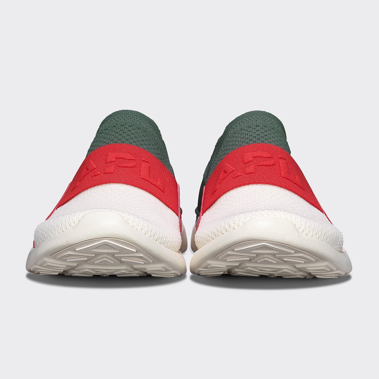 Men's TechLoom Bliss Dark Green / Red / Pristine
