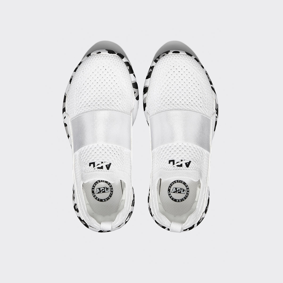 Youth's TechLoom Bliss White / Black / Leopard