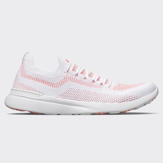 Women's TechLoom Breeze White / Magenta / Neon Peach