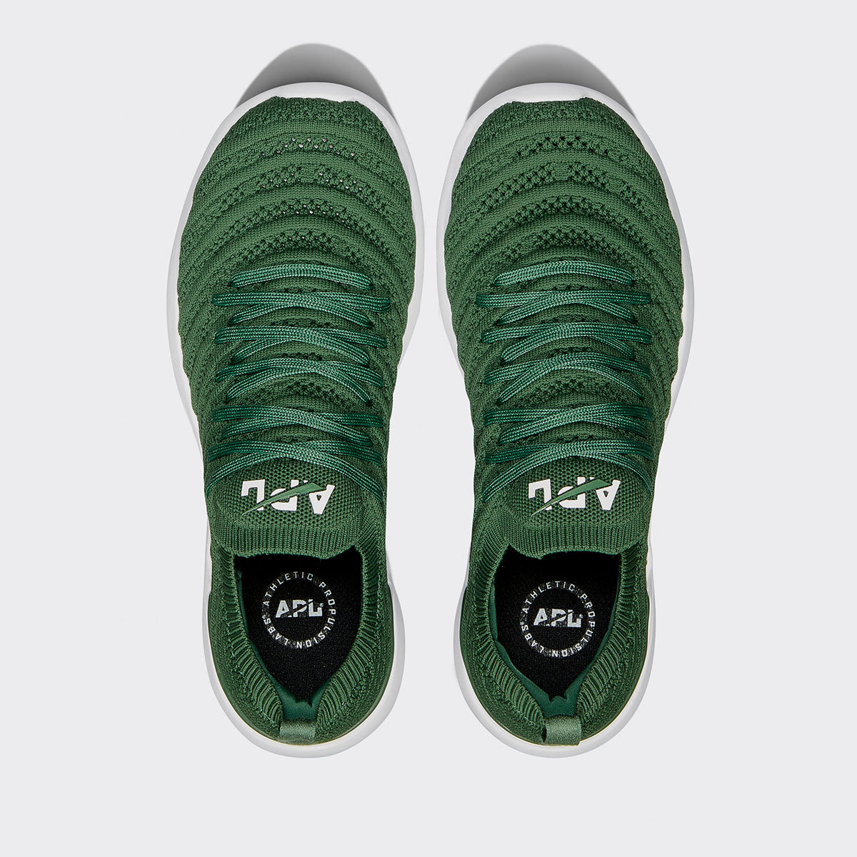 Women's TechLoom Wave Dark Green / White