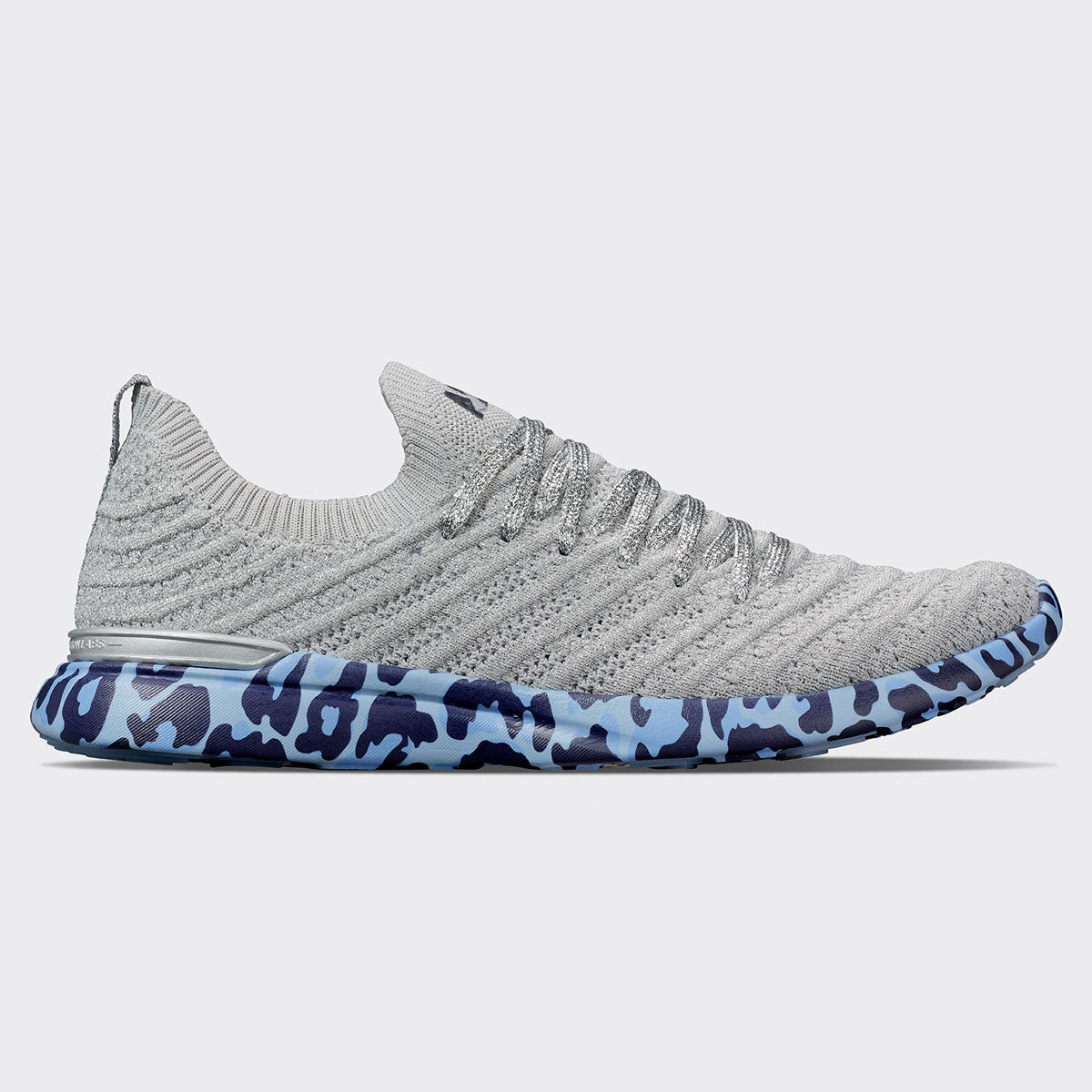 Women's TechLoom Wave Metallic Silver / Ice Blue / Leopard