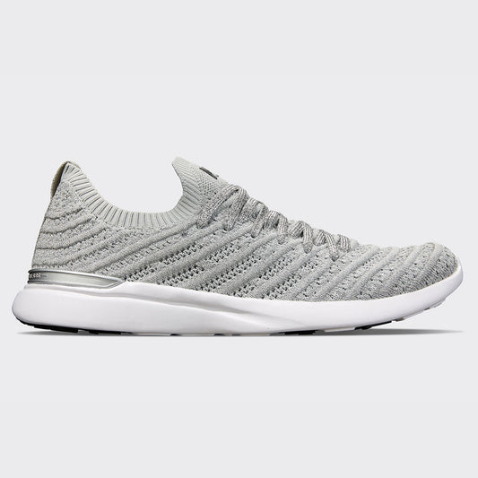 Women's TechLoom Wave Metallic Silver / White / Black